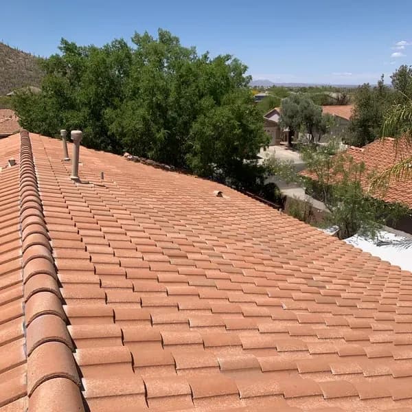 Terracotta tile roof installation by Everlast Roofing AZ